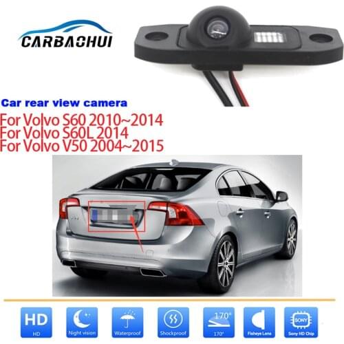 Starlight night vision car rear view camera For Volvo S60 S60L V50 CCD full HD Night Vision Waterproof high quality RCA