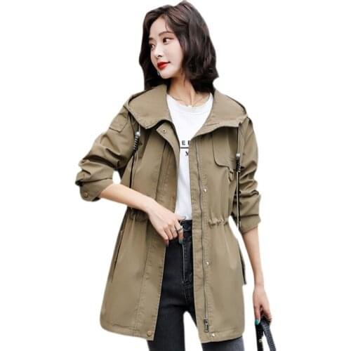 Женские демисезонные плащи BHIGJYT China At AliExpress