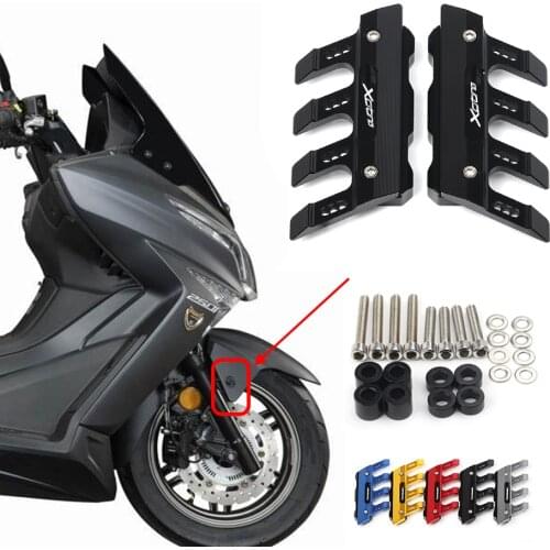 For KYMCO Xciting 250 250i CT250 300 300i CK300T S400 400 500 Motorcycle CNC Accessories Mudguard Side Front Fender Slider