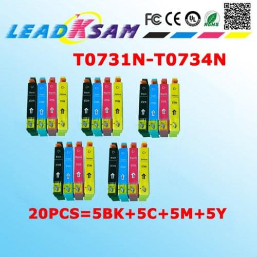 20pcs T0731N ink cartridge for C79 CX4900 CX7310 5500 C90 TX100 TX210 TX410 TX111
