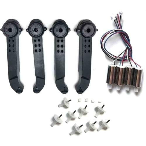 E88 teng1 E88 pro Spare Parts rc drone rc Quadcopter Arm Motors cw/ccw Engines gear Accessories kit