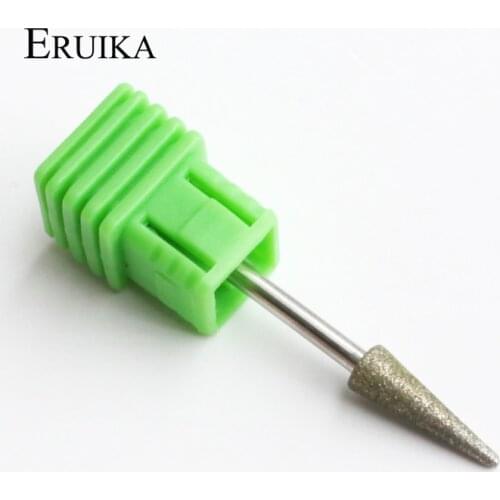 ERUIKA 1PC Diamond Bullet Sharp Bur Nail Drill Bit Electric Mills For Nail Cutter Manicure Machine For Manicure And Pedicure