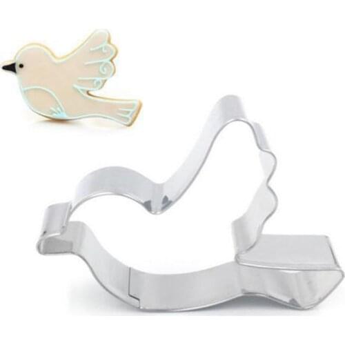 ANGRLY Birds pigeons stainless steel cute cutting biscuit mould cake moulds fruit sugar mold baking tools Mold Cake Baking Stamp