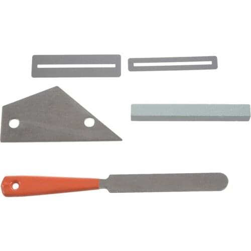 Guitar Fret Crowning File Leveling Tool Grinding Protectors Repair Part Set Guitar Repair Tool Accessories