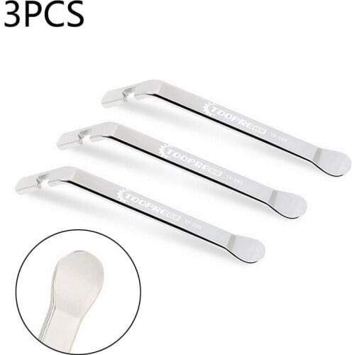 Chrome Plated 120mm Bike Road Steel Tyre Lever Good Quality 3 PCS Bicycle Steel Tyre Lever 2In1 Bicycle Steel Tyre Levers New