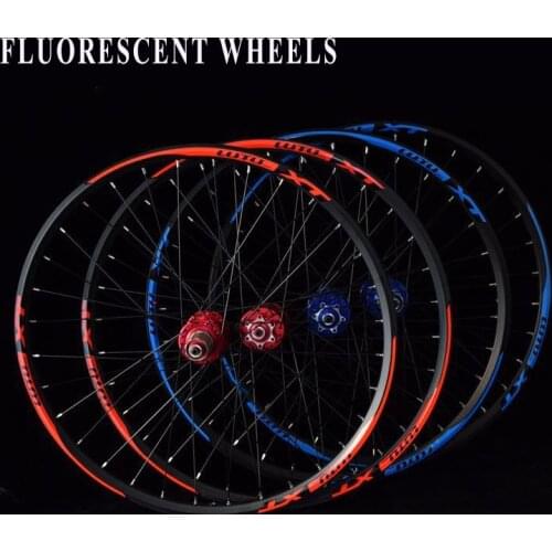 XT Mountain Wheel Set 26 Inch Bicycle Wheel Set 27.5 29 Inch 4 Bearing Disc Brake Wheelset 32 Holes Bicycle Wheel Axil