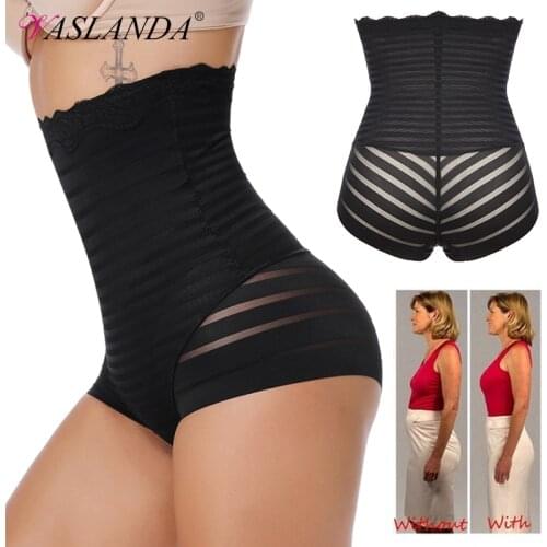 Women Body Shaper High Waist Sexy Briefs Slimming Underwear Butt Lifter Waist Trainer Tummy Control Panties Belly Girdle Panty