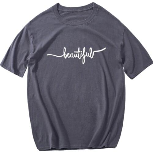 Beautiful letter printted funny t-shirt men aesthetic tops men 2020 kawaii korean style clothes summer cool vintage man t-shirts