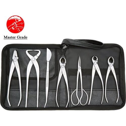 Masters Grade 7 PCS Bonsai tool set JTTK-01 From TianBonsai
