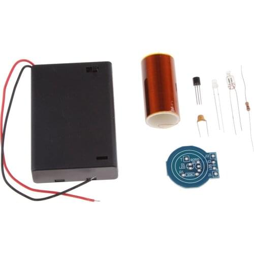 Mini SSTC Tesla Coil DIY Kit Battery Powered Curriculum Design Model Toy