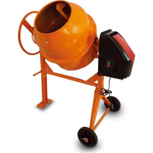 180L 850W Upgrade Electric Vertical Animal Feed Mixer PM180L Drum-Type Household Cement Concrete Mortar Mixer 360° Flip 220V