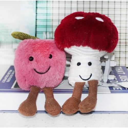 New 15cm plush Avocado pineapple Cherry soft Toys cute car Pendant good quality Bag decoration birthday christmas gift for kids