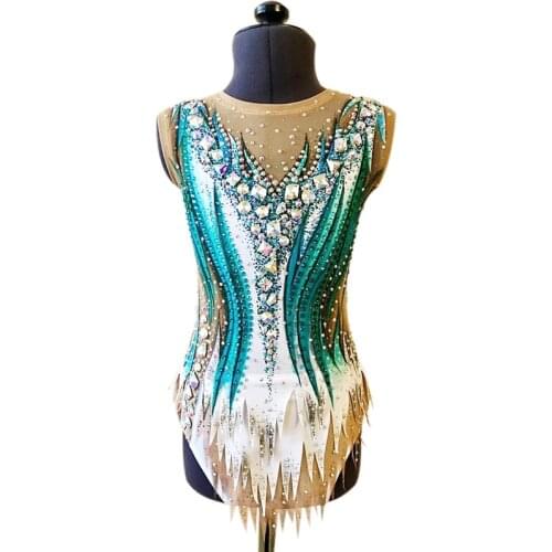 Girls Gymnastics Skating Dress Women Gymnastics Competion Artistic Custom Rhythmic Gymnastics Dresses