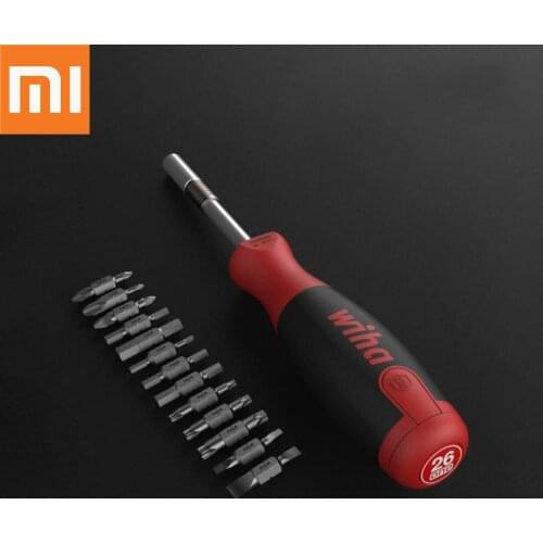 Original Xiaomi mijia Wiha 26-in-1 Screw driver Kits with Hidden Magazine Design Precision Chrome Vanadium Steel Dual-end Mi Bit