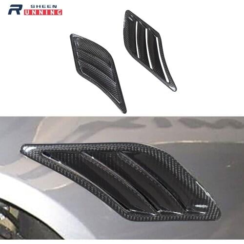 Fit for Audi A5 blatt platte carbon fiber side air outlet S5 seite air outlet allgemeine dekoration outlet 2005-2009
