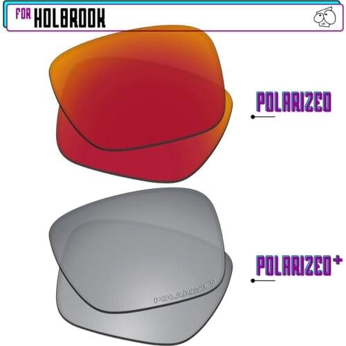 EZReplace Polarized Replacement Lenses for - Oakley Holbrook Sunglasses - Sir P Plus-RedP Plus