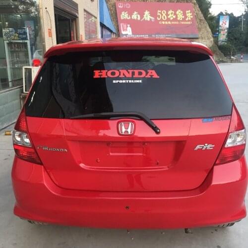 For Honda 2003-2007 Jazz Fit Spoiler High Quality ABS Material Car Rear Wing Primer Color Rear Spoiler For Honda Fit Spoiler