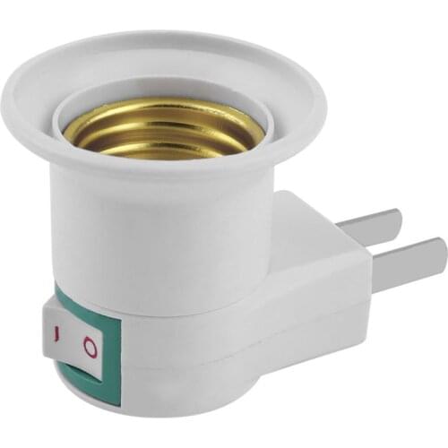 Fair Gift Lamp Holder Mobile Lamp Holder With Switch Plug Lamp Cup Bulb Lamp Holder Wall Lamp Holder