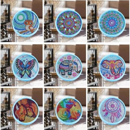 DIY Diamond Painting Led Light,Full Drill Cross Stitch Number Kit Lamp for Bedside Art Craft Home Decor New