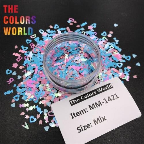 TCT-469 Valentines Day Love Nail Glitter Nail Art Decoration uñas маникюр 네일 Crafts Nails Accessories Festival Party Supplier