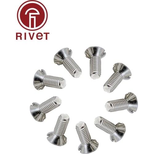 304 GB68 A2-70 DIN EN ISO 2009 M5 M6 M8 Slotted Pan Slotted Grooving Stainless Steel Flat Head Screws Multi Size 20/50/100 Pcs