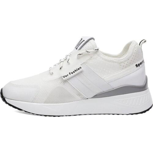Round Toe Low-Top WomenS Shoes, Lace-Up In-Line Increased Casual Shoes, Platform WomenS Shoes