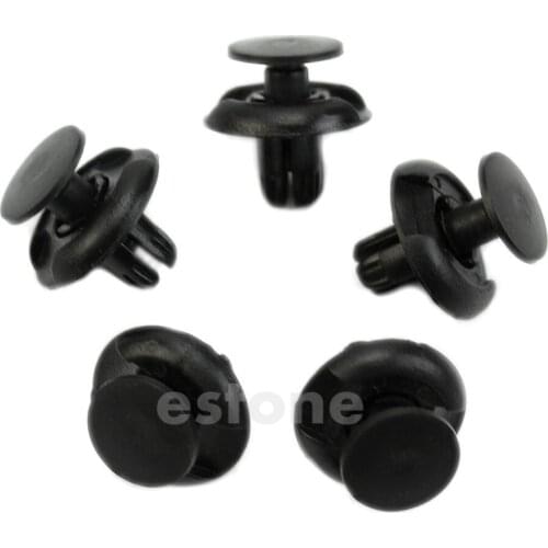 10pcs Nylon Front Fender Push-Type Retainer Clip Rivet Fit Honda (20x10x8mm) for car accessories