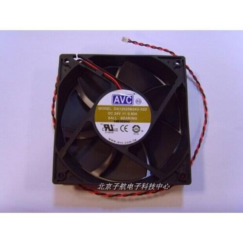 AVC DA12025B24U-022 120*120*25 24V 0.5A 2 wire chassis fan