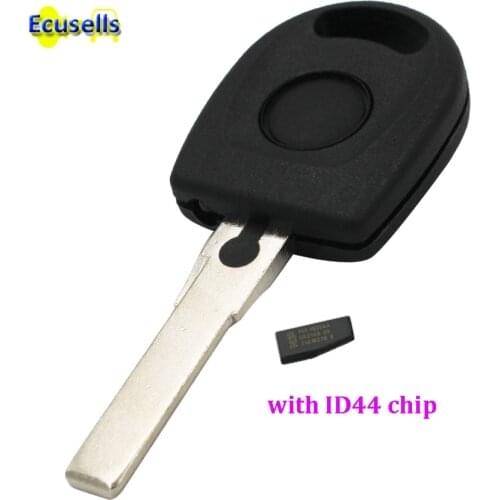 Car Ignition transponder key with ID44 PCF7935 chip FOR volkswagen VW Caddy Golf Lupo Polo Sharan with HU66 ucut key blade