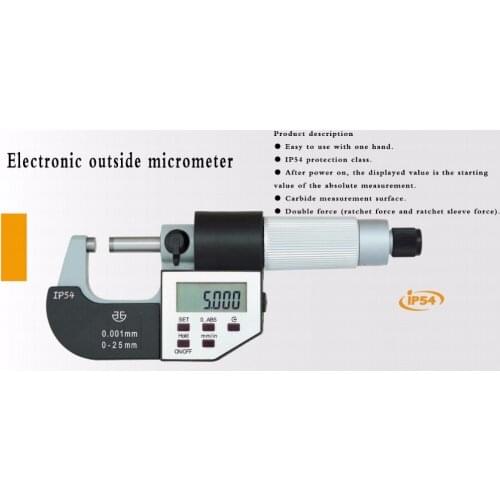 Electronic Outside Micrometers 0-25mm 0-1inch 132-01-040