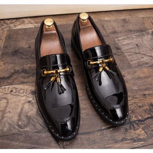 Men Shoes England Trend Casual Leisure Shoes Leather Shoes Breathable Comfortable For Male Footear Loafers Mens Flat Hombre