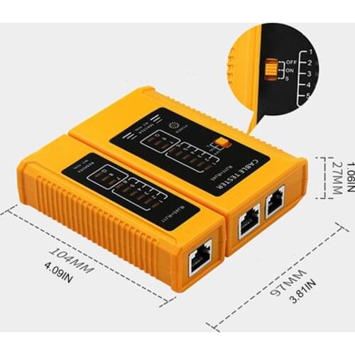 2021 New Multifunction Networks Cable Tester Line Measuring Instrument Portable Test Tool