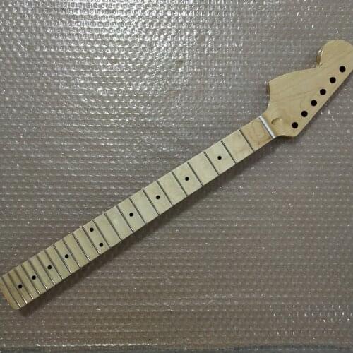 Reverse headstock Full scalloped Guitar Neck for ST Replacement 22 Fret Maple