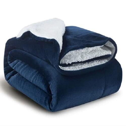 Sherpa Blanket Solid Warm Flannel Winter Blanket for Sofa Coral Fleece Bedspread Blankets Blanket Sherpa Weighted Blanket