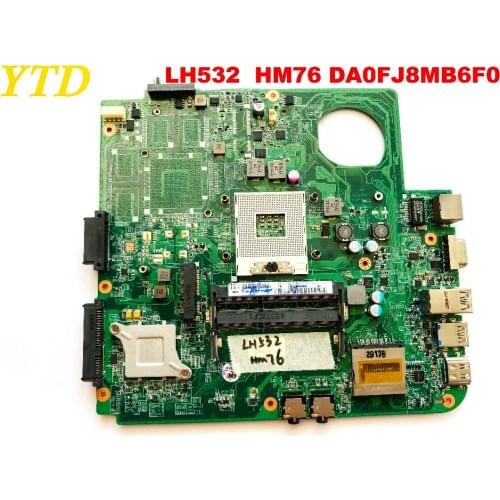 Original For Fujitsu LH532laptop motherboard HM65 DA0FJ8MB6F0 tested good free shipping