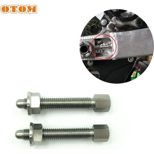 OTOM Motorcycle M8 Chain Adjuster Bolt Stainless Steel Hex Allen Socket Cap Head Screws Universal Motocross Dirt Bike Accessory