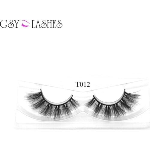 GSY Lashes, 3D Mink Eyelashes, Fluffy Long 3D Dramatic Eyelashes, Thick HandMade Full Strip Lashes, Cruelty Free, Luxury Makeup