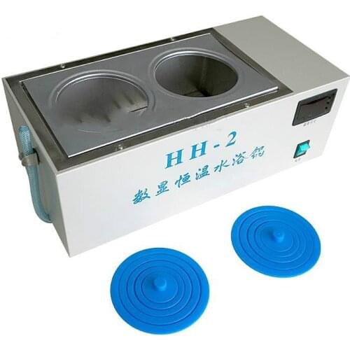 Digital Thermostat Water Bath 2-holes Bath Pot Digital Constant Temperature Tank Electric Water Bath Boiler HH - 2