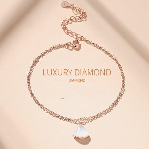 Small Skirt Bracelet Female Sterling Silver Ins Niche Design Simple Personality Girlfriend Student Birthday Gift Bracelets