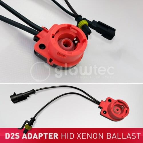 2pcs D2 D2C D2S D2R Adapter AMP Socket Converter Cable XENON Harness Wire HID Bulb Base Adaptor Car Accessories cable GLOWTEC