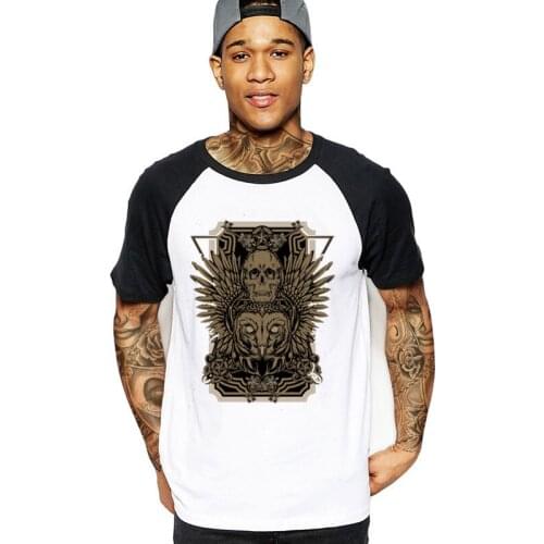 2020 streetwear owl skull magic owlspirit vagabond horror forest birds on sale Men funny t shirt camisetas one piece male tshirt