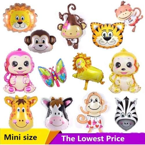 50pcs/lot Ocean Fish Animal Insect Foil Balloons Birthday Party Decorations Kid Mini Wedding Party Supplies Kids Classic Toys