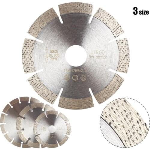 Dia 4.5“/5"/7" Dry or Wet Cutting Concrete Diamond Saw Blade Segmented Diamond Blades for Masonry