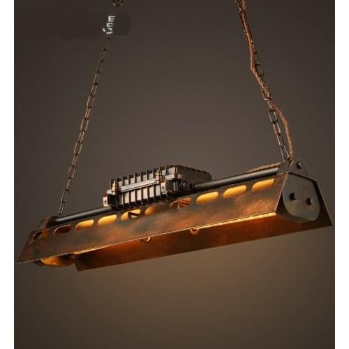 American retro pendant lamps industrial wind bar restaurant cafe Internet cafe restaurant loft nostalgia rust colored ligh ZA839