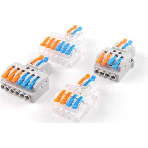 Fast Wire Connector SPL 42 /62 Cable Connector 2 In 4/6 Out Push-in Universal Splitter Wiring Terminal Block