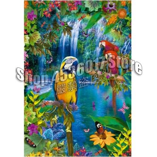 Diy Diamond Painting Birds parrot & Flowers Diamond Mosaic 5D Sets Embroidery Needlework Handmade Crafts Full Square rhinestones