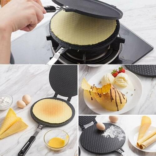 Egg Roll Machine Accessories Crispy Eggs Omelet Mold Ice Cream Cone Maker Parts Baking Pan for Waffle Cake Bakeware Baking Tools