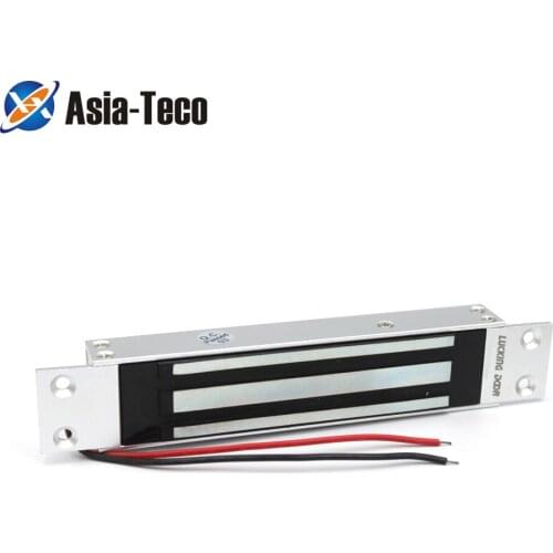 12V Single Door Electric Magnetic Electromagnetic Lock With Mortise Mount 350lbs 600lbs Holding Force Access Control Lock