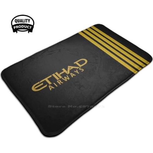 Etihad Epaulettes 3D Household Goods Mat Rug Carpet Foot Pad Epaulettes Etihad Airways Boeing Airbus Plane Airplane Ai Ai R
