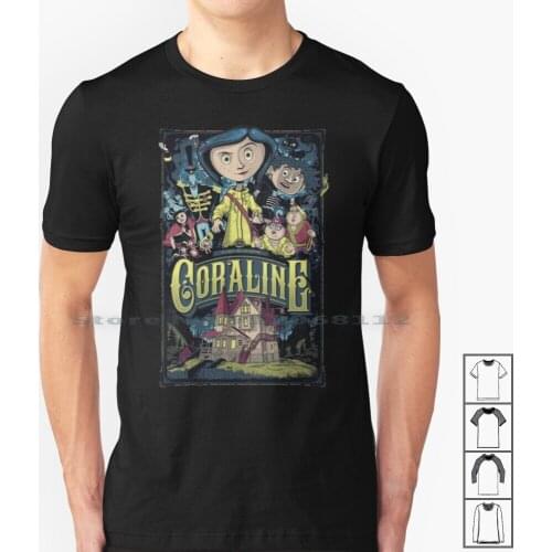 Coraline T Shirt 100% Cotton Coraline Coraline Coraline Coraline Coraline Coraline Sweater Coraline Coraline Halloween